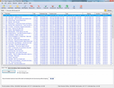 Screenshot of the application Sound Normalizer - #3