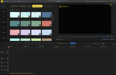 Screenshot of the application BeeCut - #5