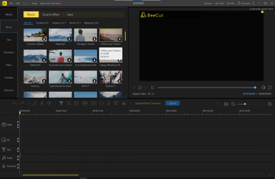 Screenshot of the application BeeCut - #6