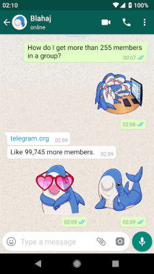 Screenshot of the application 10 Sticker Packs for WA - #6