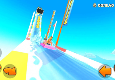 Screenshot of the application Uphill Rush Water Park Racing - #5