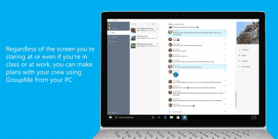 Screenshot of the application GroupMe for Windows - #1