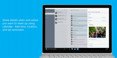 Screenshot of the application GroupMe for Windows - #2