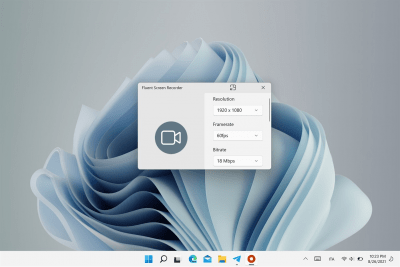 Screenshot of the application Fluent Screen Recorder - #5