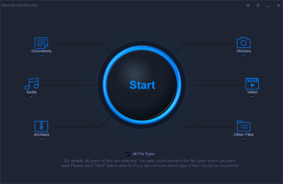 Screenshot of the application iBeesoft Data Recovery - #1