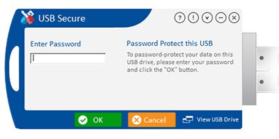 Screenshot of the application USB Secure - #1