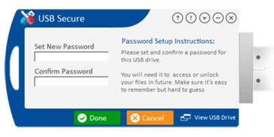 Screenshot of the application USB Secure - #3