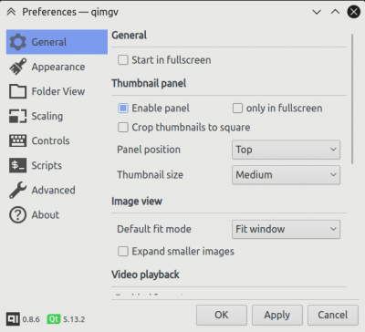 Screenshot of the application qimgv - #3