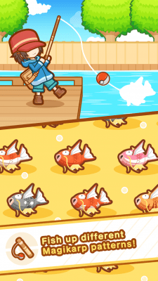 Screenshot of the application Pokemon: Magikarp Jump - #4