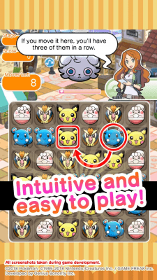 Screenshot of the application Pokemon Shuffle Mobile - #3