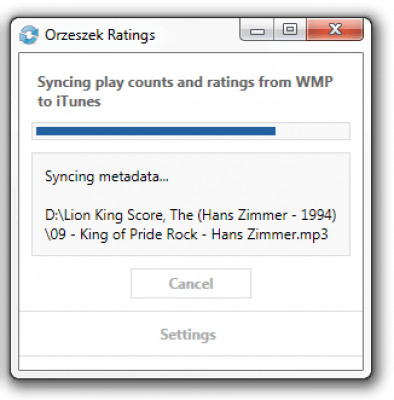 Screenshot of the application Orzeszek Ratings - #2