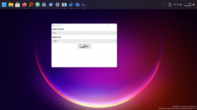 Screenshot of the application Taskbar11 - #3