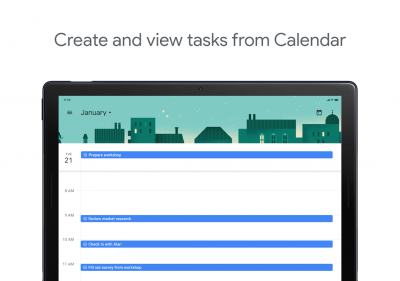 Screenshot of the application Google Tasks - #9