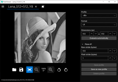 Screenshot of the application PixelViewer - #1