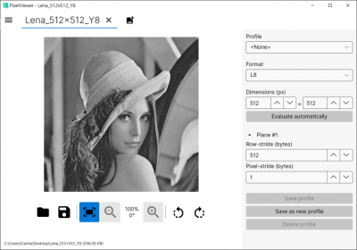 Screenshot of the application PixelViewer - #2