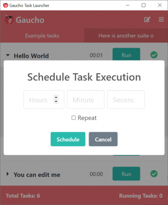 Screenshot of the application Gaucho - #3