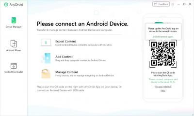 Screenshot of the application Ashampoo AnyDroid - #2