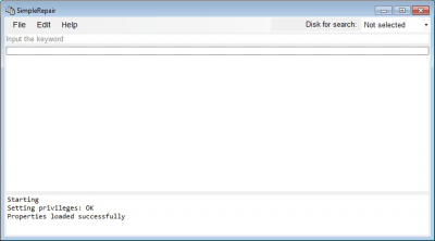 Screenshot of the application SimpleRepair - #1