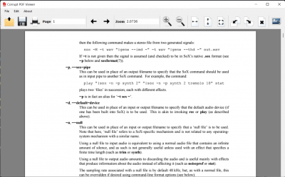 Screenshot of the application Corrupt PDF Viewer - #1