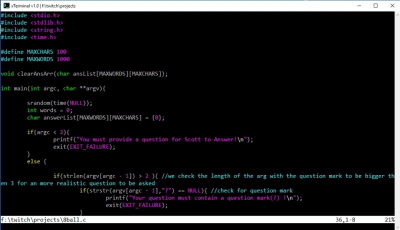 Screenshot of the application xTerminal - #3
