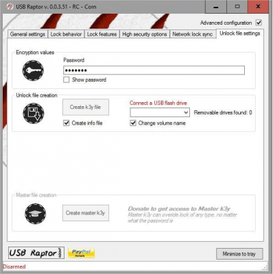 Screenshot of the application USB Raptor - #4