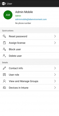 Screenshot of the application Microsoft 365 Admin - #3
