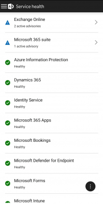 Screenshot of the application Microsoft 365 Admin - #4
