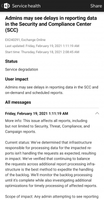 Screenshot of the application Microsoft 365 Admin - #5