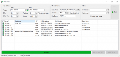 Screenshot of the application cStatus - #3