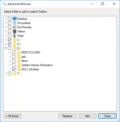 Screenshot of the application CSearcher - #3