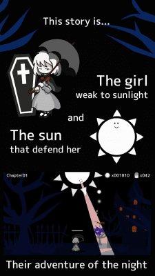 Screenshot of the application Sun and dark girl. - TERASENE - - #2