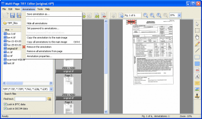 Screenshot of the application Multi-Page TIFF Editor - #4