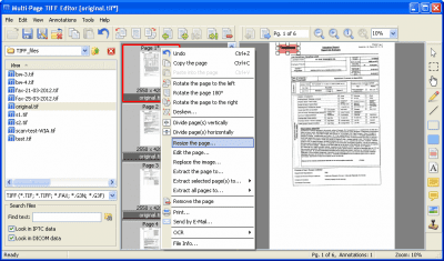 Screenshot of the application Multi-Page TIFF Editor - #6