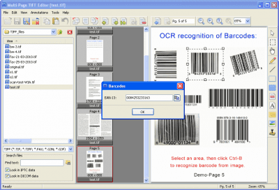 Screenshot of the application Multi-Page TIFF Editor - #8