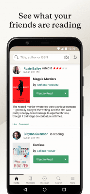 Screenshot of the application Goodreads - #5