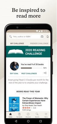 Screenshot of the application Goodreads - #7