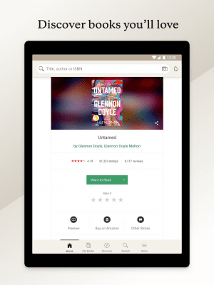 Screenshot of the application Goodreads - #8