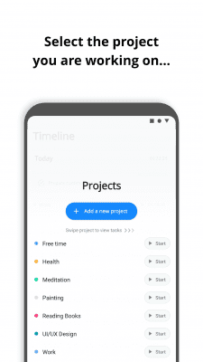 Screenshot of the application Boosted Time Tracker - #3