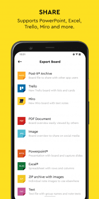 Screenshot of the application Post-it - #6
