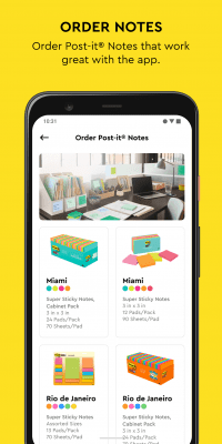 Screenshot of the application Post-it - #7