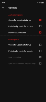 Screenshot of the application AdAway - #4