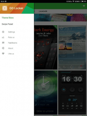 Screenshot of the application GO Locker - #10