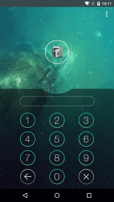 Screenshot of the application AppLock - #1