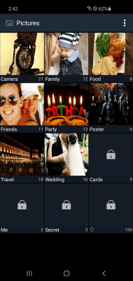 Screenshot of the application Secure Gallery(Pic/Video Lock) - #1