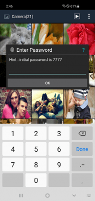 Screenshot of the application Secure Gallery(Pic/Video Lock) - #3