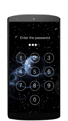 Screenshot of the application Screen lock password - #2