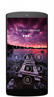 Screenshot of the application Screen lock password - #5