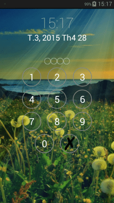 Screenshot of the application Screen lock password - #6