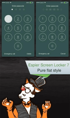 Screenshot of the application Espier Screen Locker 7 - #2