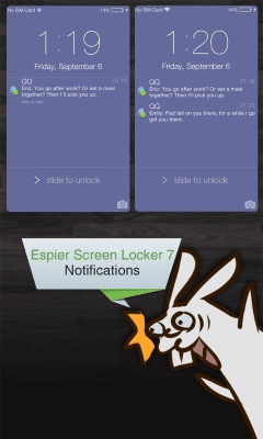 Screenshot of the application Espier Screen Locker 7 - #3